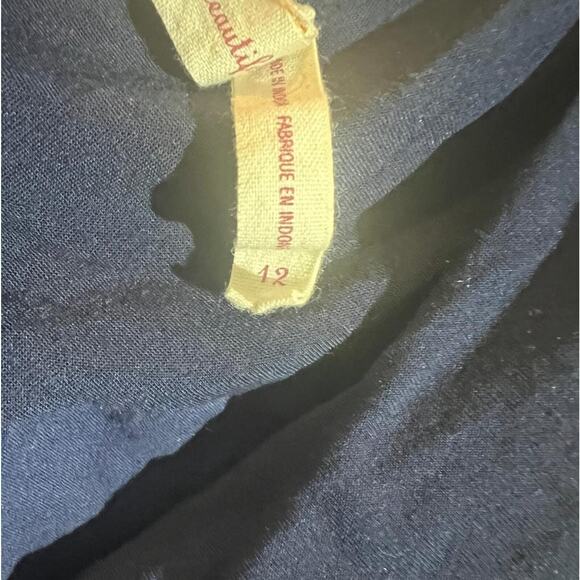 Antropologie Maeve Women's Cowl Neck Sleeveless Dress Size 12 Blue - Picture 5 of 8